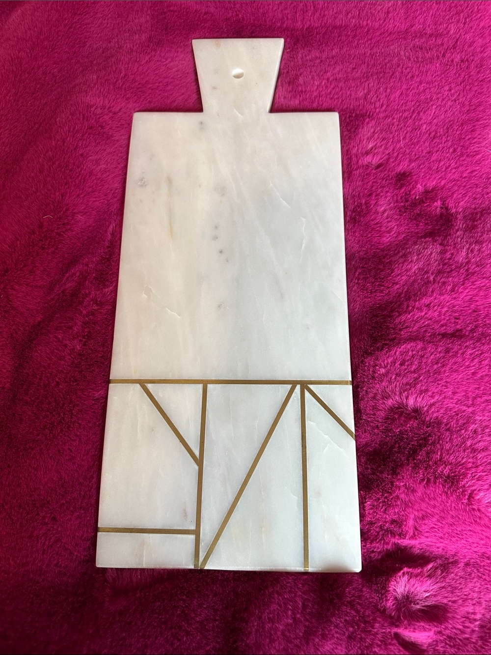Anthropologie Angled Inlay Cheese Board